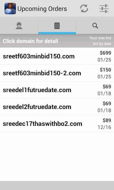 SnapNames Domain Name Auctions截图3