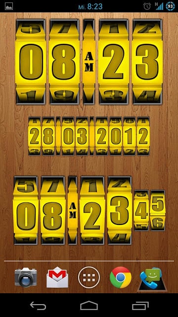 3D Rolling Clock GOLD截图1