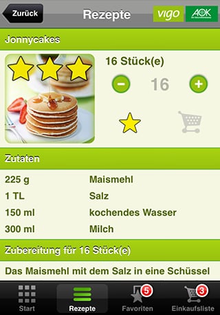 AOK glutenfreie Rezepte截图6