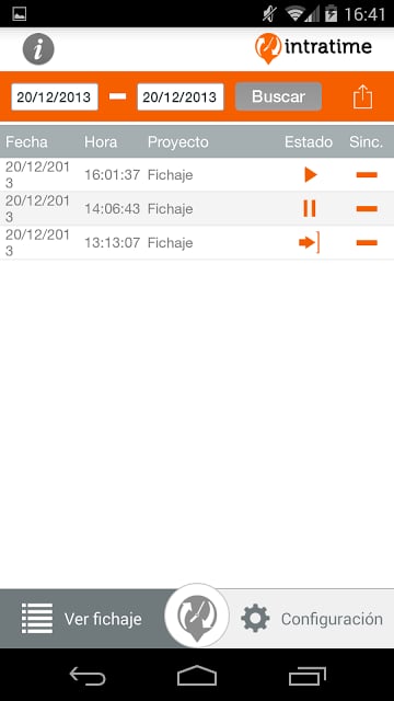 Intratime - Control Horario截图2