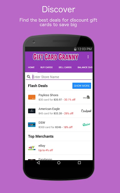 Buy &amp; Sell Discount Gift Cards截图8