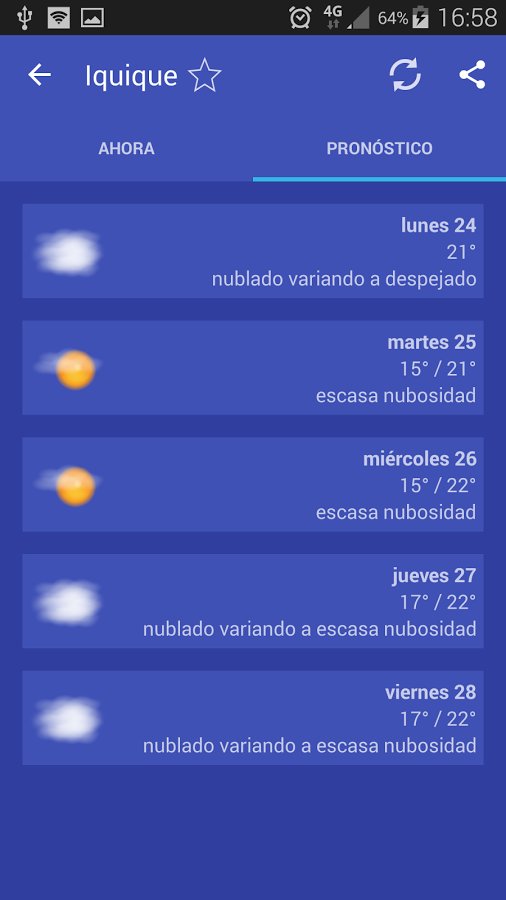 Meteorolog&iacute;a Chile截图6