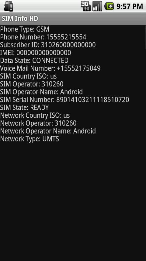 SIM Info HD截图2