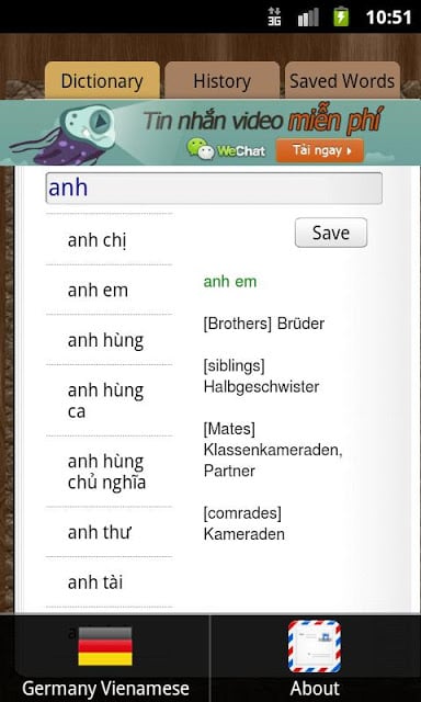 German Vietnamese Dictio...截图1