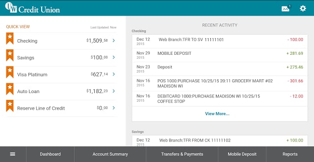 UW Credit Union截图4