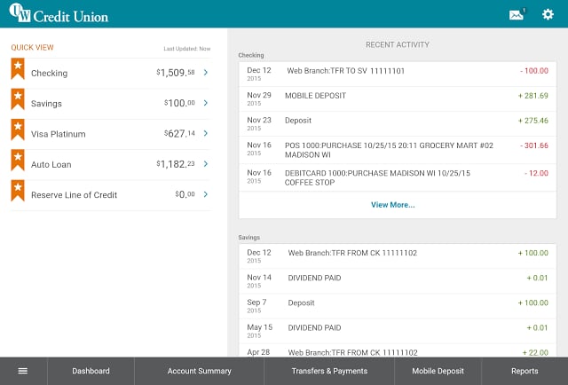 UW Credit Union截图1