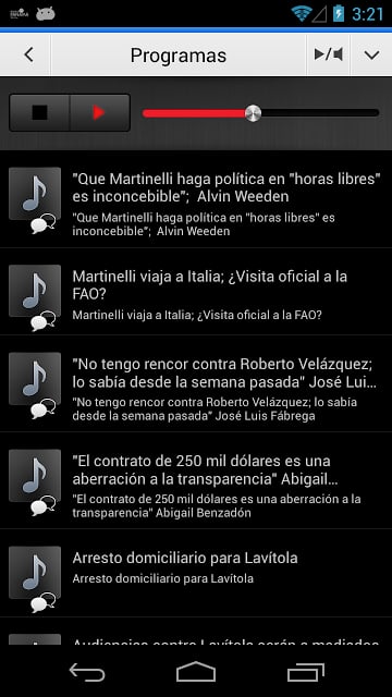 Radio Panam&aacute; para Android截图2