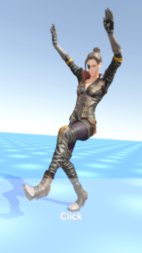 Dancing Super Girl Clicker 3D截图4