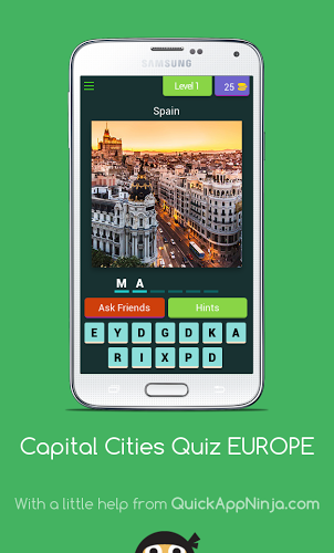 Capital Cities Quiz EUROPE截图1