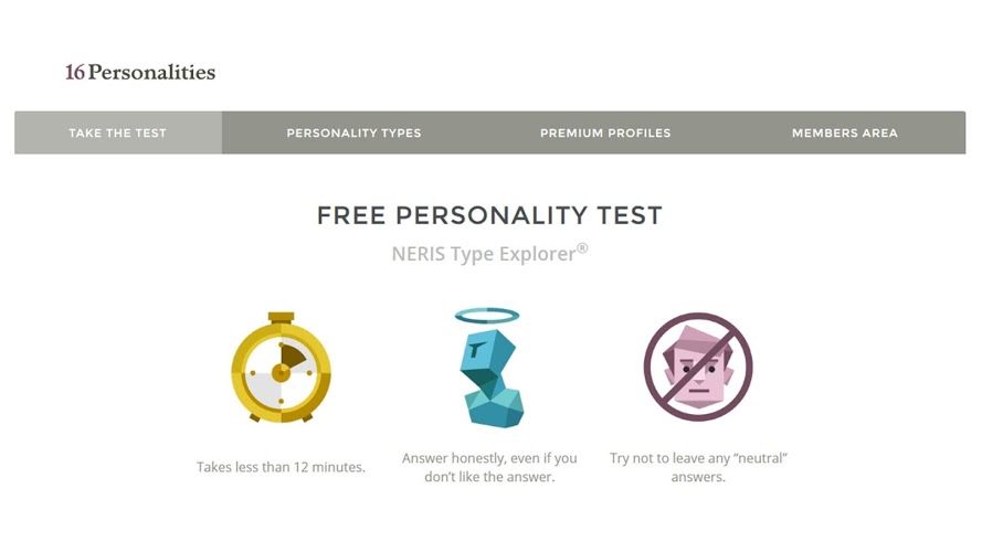 16 personalities test 2017截图1