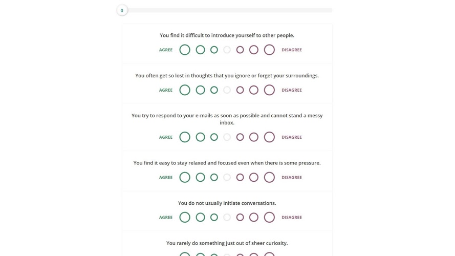 16 personalities test 2017截图2