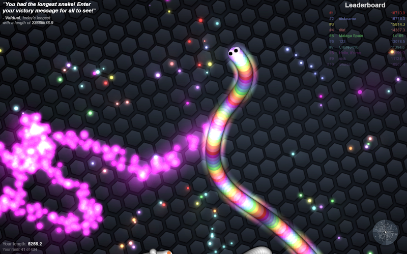 Slither War Snake io - No Lag截图2