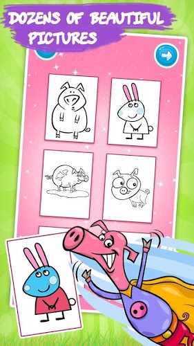 Pepy Pig Painting Coloring截图5