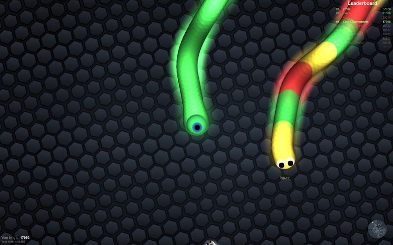 Slither War Snake io - No Lag截图3