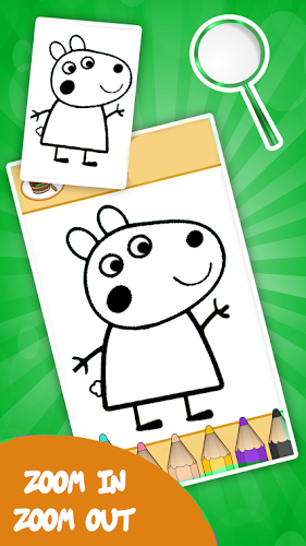 Pepy Pig Painting Coloring截图3