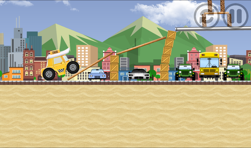 Taxi Robocar Poli Cab Game截图2