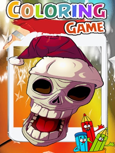 Coloring Skull Hero Kids截图1