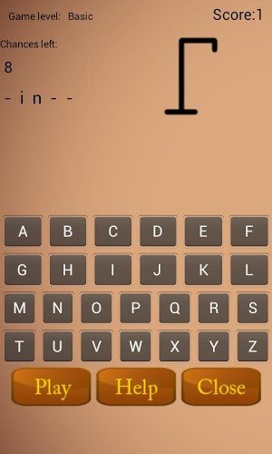 猜字游戏 Hangman game截图1