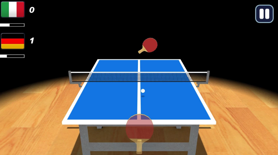 Table Tennis Ping Pong 3D截图1