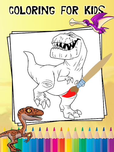 Dinosaur Coloring for Kids截图1