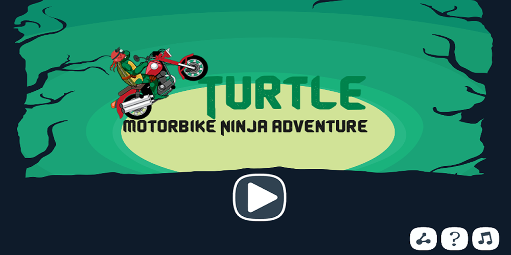 Turtle Motobike Ninja Adventur截图1