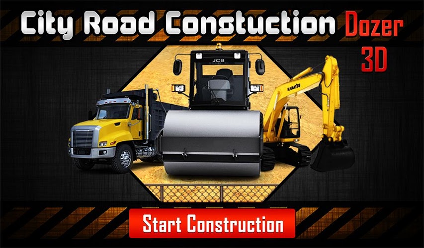 Crane Road Construction Dozer截图1