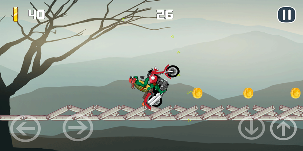 Turtle Motobike Ninja Adventur截图5