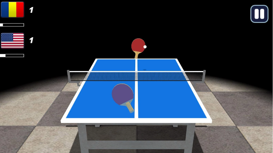 Table Tennis Ping Pong 3D截图4