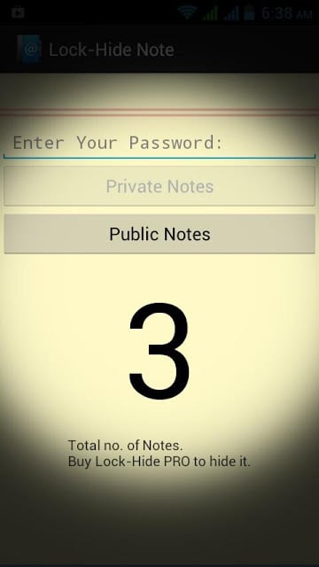 Lock-Hide Note截图1