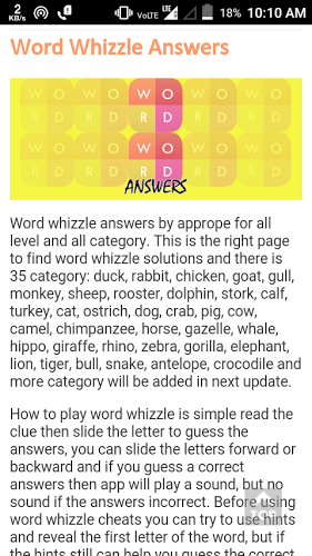 WordWhizzle Answers截图1