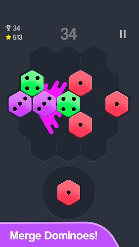 Dominoes! Merge - Hexa Puzzle截图2