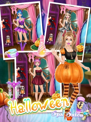Halloween Spa Salon-Girl Game截图3