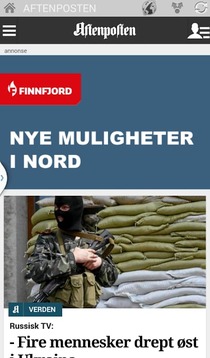 Norske aviser截图
