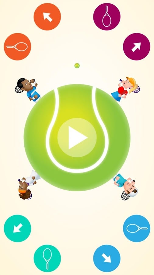 圆形网球:Circular Tennis截图1