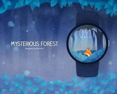 Mysterious Forest Gemma表盘截图4