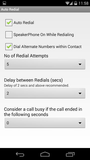 Auto Redial截图4