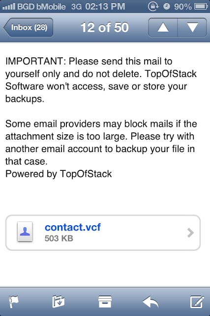 Contact Backup截图3