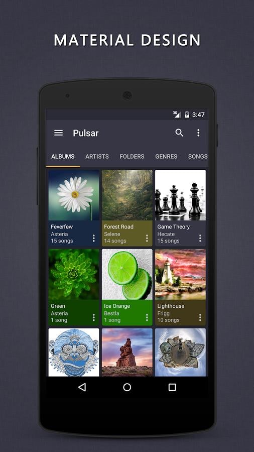 脉冲音乐播放器:Pulsar Music Player Pro截图3