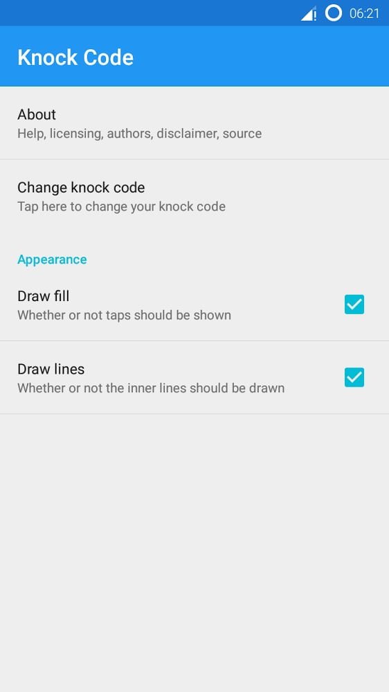 敲击解锁:KnockCode Lockscreen截图2