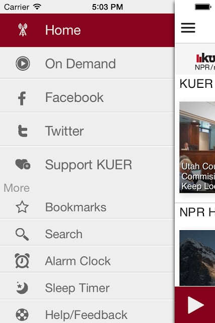 KUER Public Radio App截图6