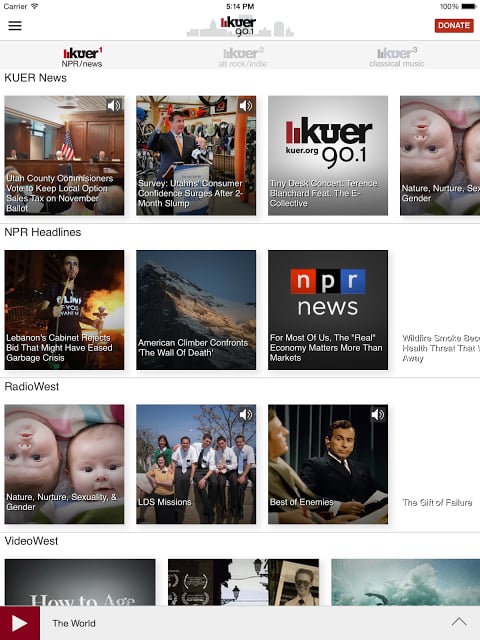 KUER Public Radio App截图2