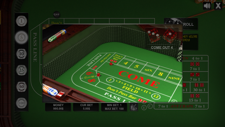 Play Craps Game截图5