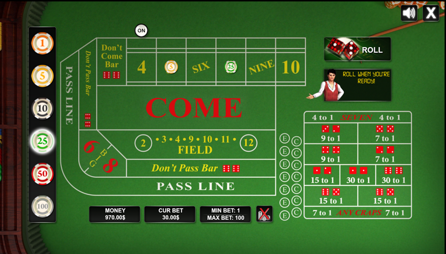 Play Craps Game截图3