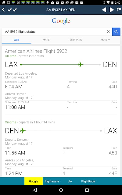 Denver Airport +Flight Tracker截图4
