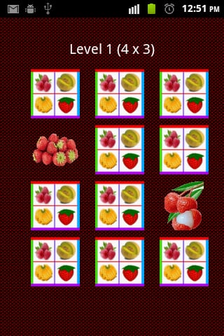 Fruits Memory Game Lite截图2