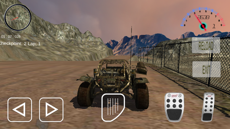 Buggy race desert截图2