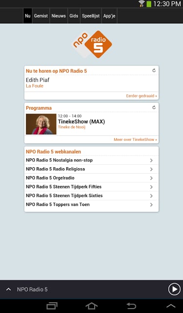 NPO Radio 5截图5