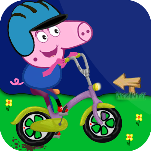 papa pig bike截图2