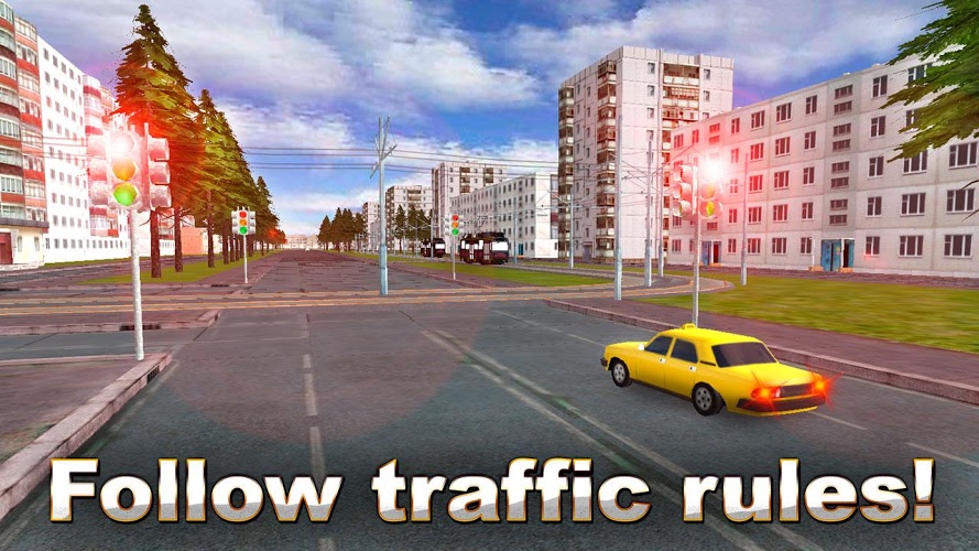 Russian City 3D: Taxi Driver截图4