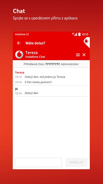 Můj Vodafone截图5